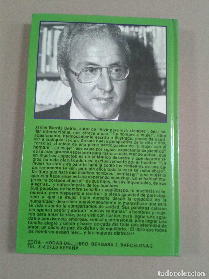 Libros: DE HOMBRE A MUJER - JAIME BORRAS - Foto 2