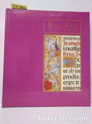 Libros: MISAL RICO DE CISNEROS - MUNTADA TORRELLAS, ANNA - Foto 1
