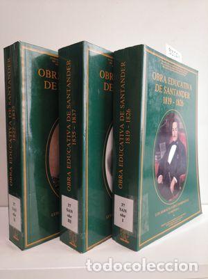 Libros: OBRA EDUCATIVA DE SANTANDER 1819-1826 (3 TOMOS) - NULL - Foto 1
