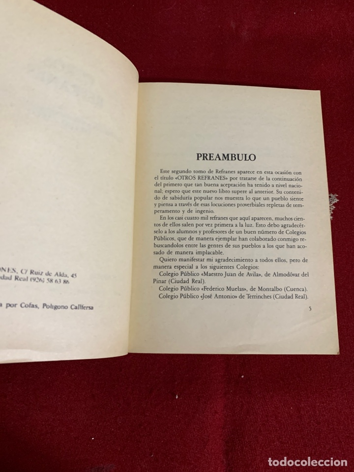 Libros: Otros refranes. Miguel Tirado Zarco. - Foto 5