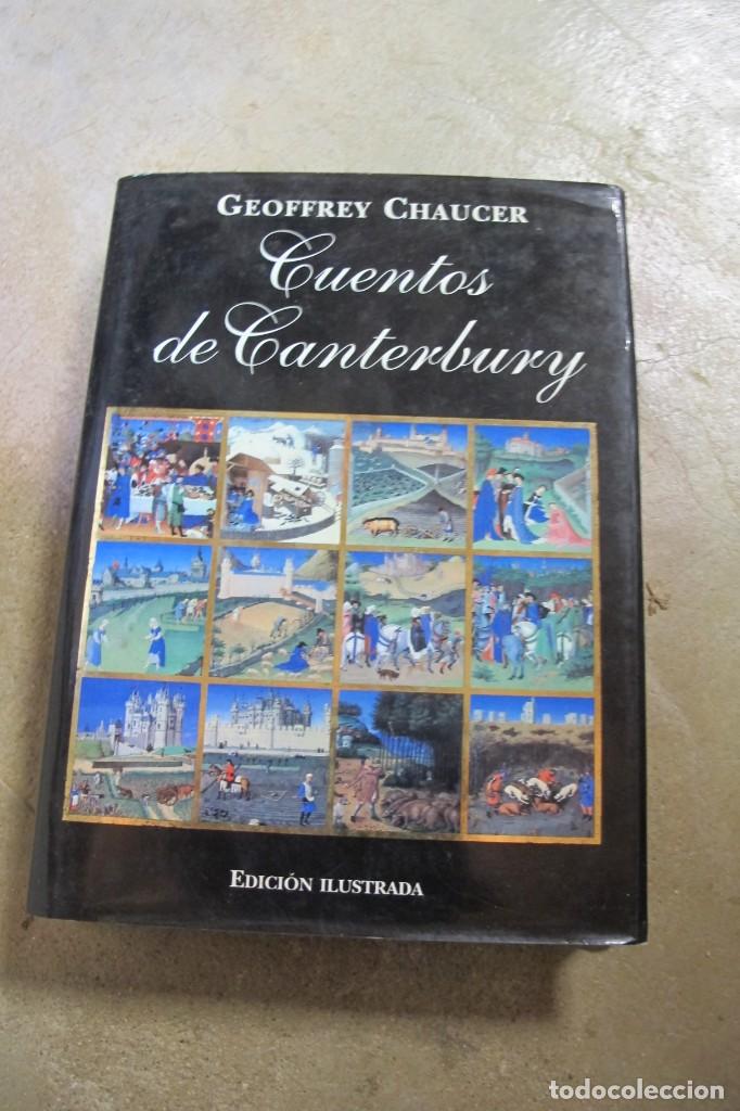 Libros: CUENTOS DE CANTERBURY. GEOFFREY CHAUCER. EDICION ILUSTRADA - Foto 1