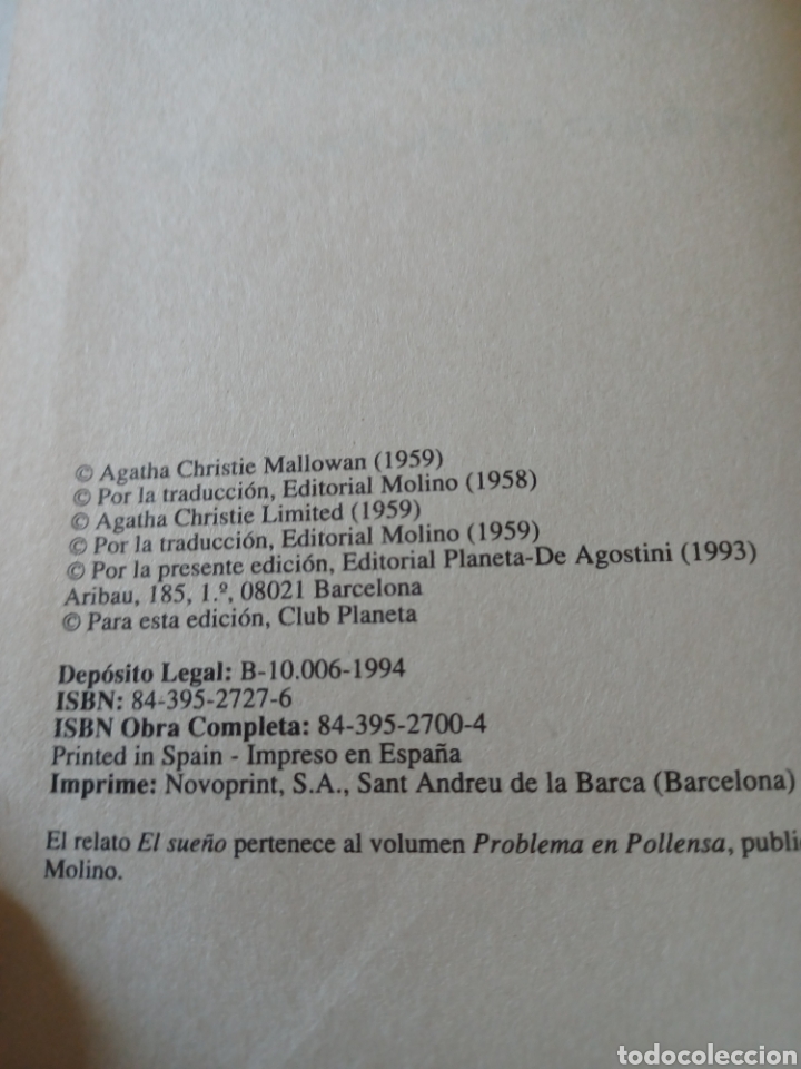 Libros: Barybook.307. Agatha Christie el templete de nasse House - Foto 2