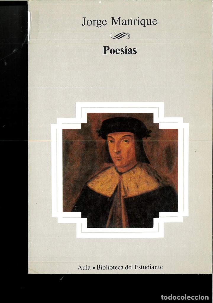Libros: Poes&iacute;as - Manrique, Jorge - Foto 1