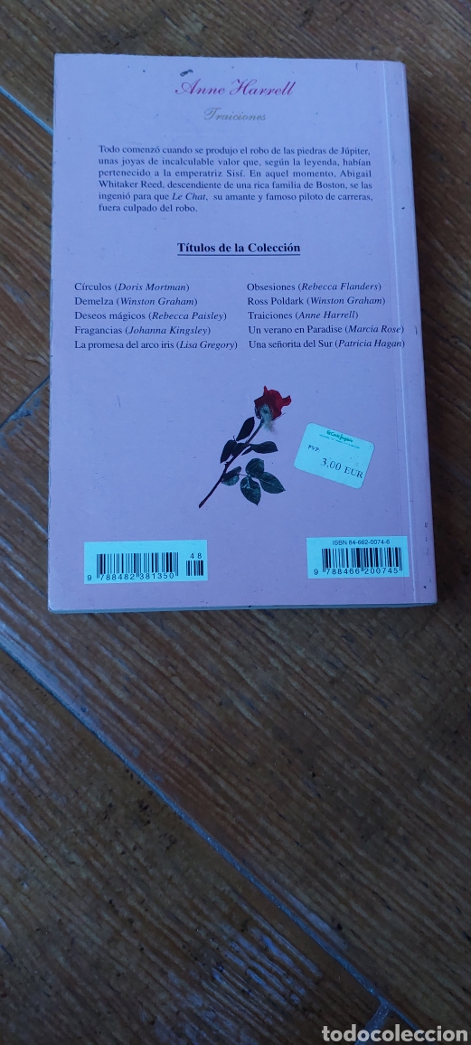 Libros: Libro Traiciones -Anne Harrell- (Lote A) - Foto 2
