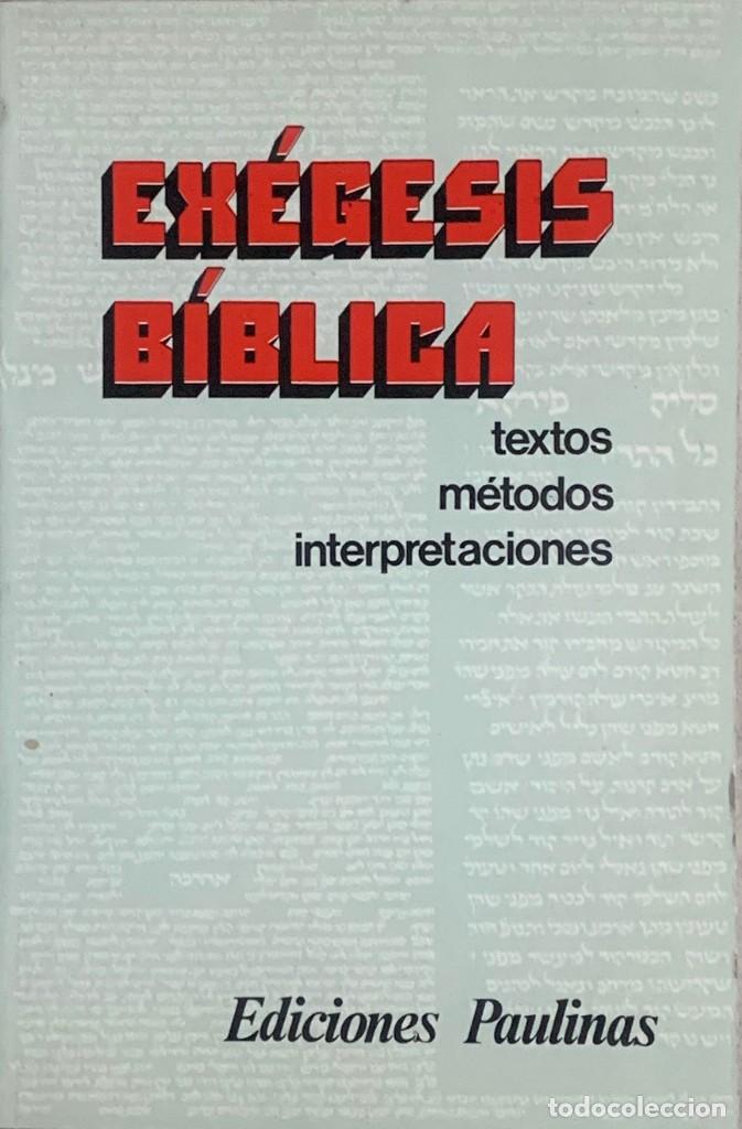 Libros: Varios. - Ex&eacute;gesis b&iacute;blica. - Foto 1