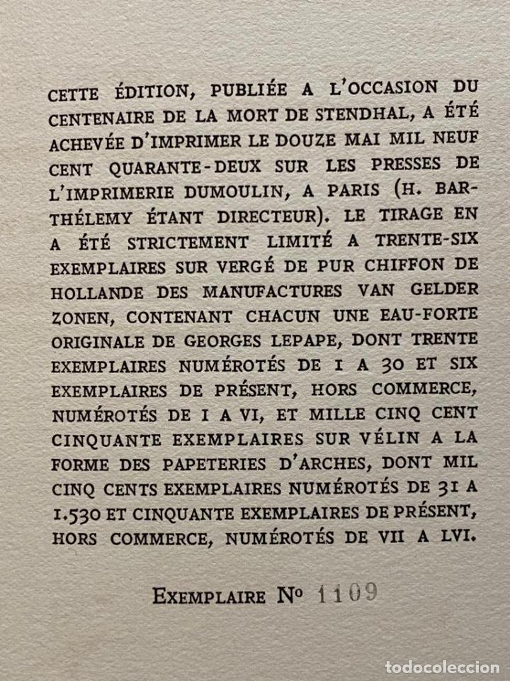 Libros: LABBESSE DE CASTRO Chronique itallianne. - STENDHAL. - Foto 5