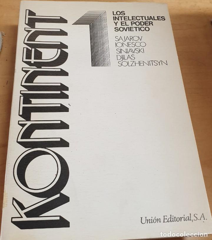 Libros: Kontinent 1. Los intelectuales y el poder sovi&eacute;tico - SAJAROV/IONESCO/SINIAVSKI/DJILAS/SOLZHENITSYN - Foto 1