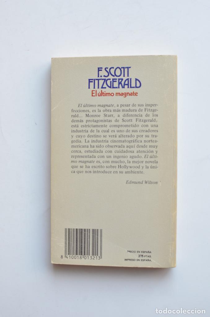 Libros: El &uacute;ltimo magnate - FITZGERALD, F. Scott - Foto 3