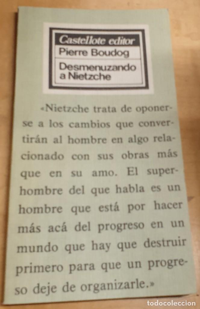 Libros: Desmenuzando a Nietzsche - BOUDOG, PIERRE - Foto 1
