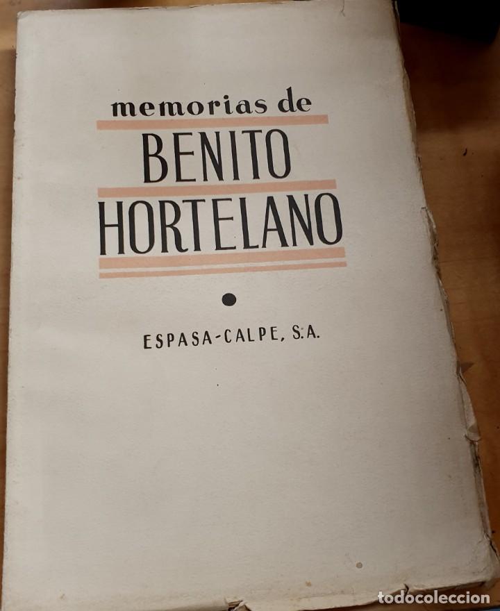Libros: Memorias - HORTELANO, BENITO - Foto 1