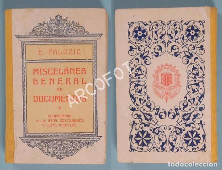 Libros: MISCEL&Aacute;NEA GENERAL DE DOCUMENTOS - E. PALUZI&Eacute; 1936 - Foto 1