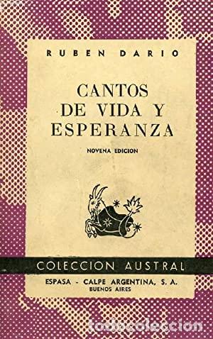 Libros: CANTOS DE VIDA Y ESPERANZA - Dar&iacute;o,Rub&eacute;n - Foto 1