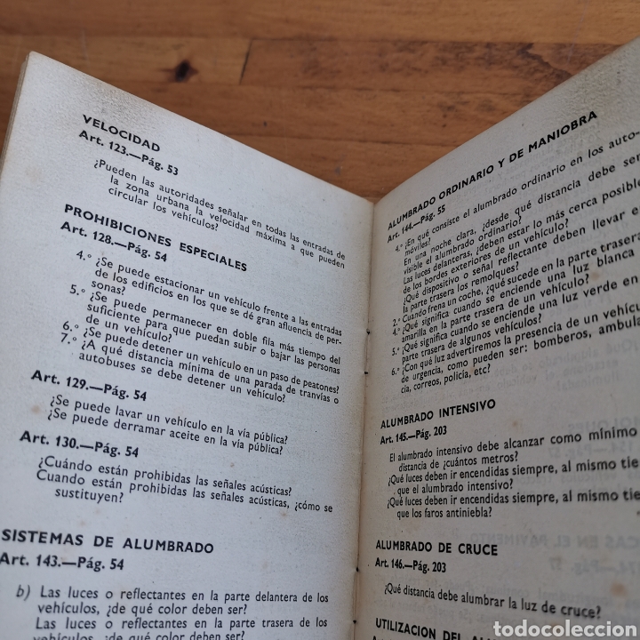 Libros: Librito El Volante, Art&iacute;culos del c&oacute;digo de circulaci&oacute;n 1968 - Foto 8