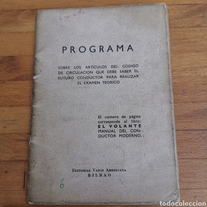 Libros: Librito El Volante, Art&iacute;culos del c&oacute;digo de circulaci&oacute;n 1968 - Foto 1