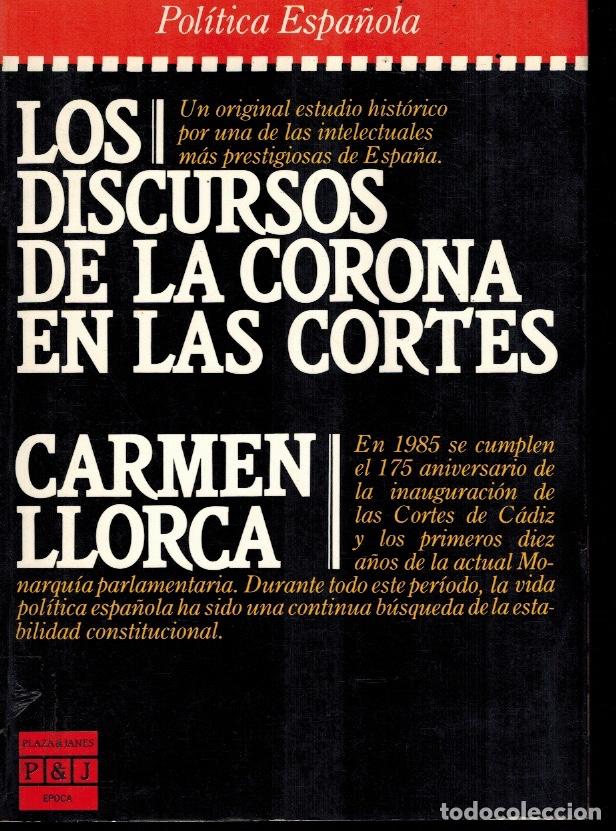 Libros: LOS DISCURSOS DE LA CORONA EN LAS CORTES - Foto 1