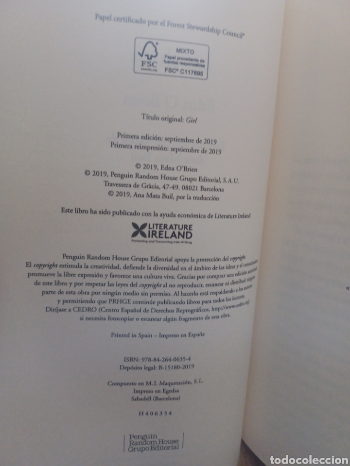 Libros: Barybook 159. La chica Edna OBrien lumen - Foto 5