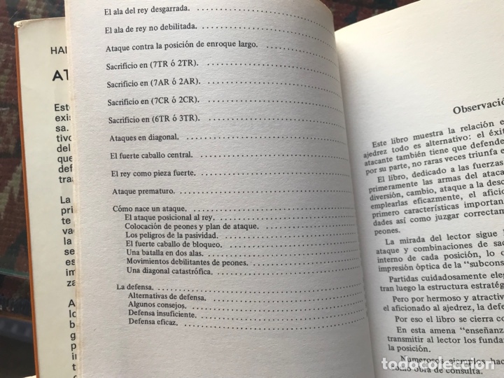 Libros: El ataque y la defensa. Hans M&uuml;ller. Escaques . Muy dif&iacute;cil - Foto 7