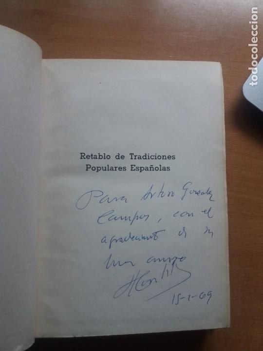 Libros: RETABLO DE TRADICIONES POPULARES ESPA&Ntilde;OLAS. ANTONIO CASTILLO DE LUCAS - Foto 3