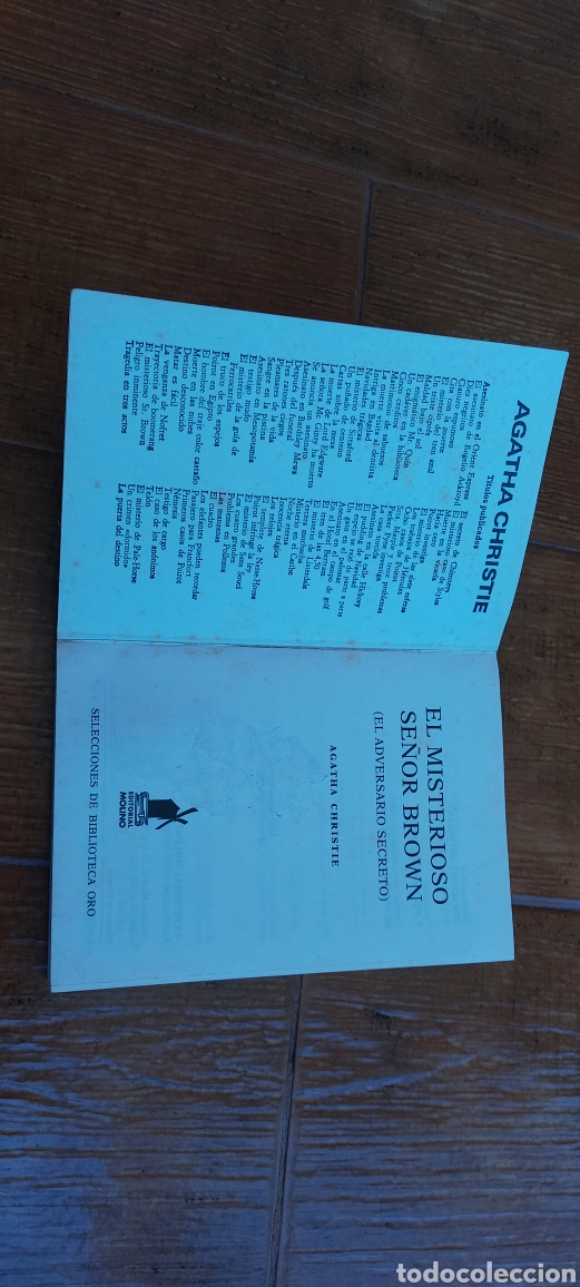 Libros: Libro El Misterioso Sr. Brown -Agatha Christie- (Lote A) - Foto 4