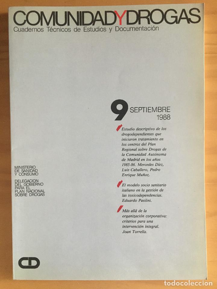 Libros: COMUNIDAD Y DROGAS - 9. SEPTIEMBRE 1988 - Foto 1