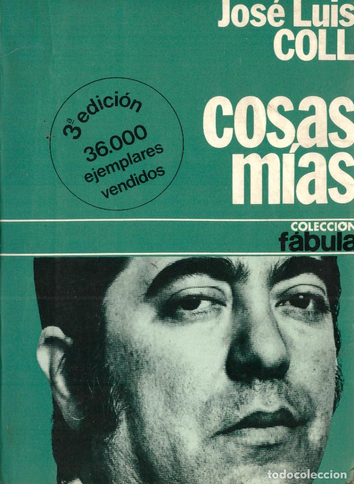 Libros: Cosas mias - Jose Luis Coll - Foto 1