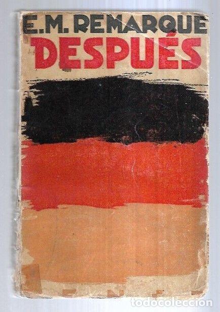 Libros: DESPUES - REMARQUE, ERICH MARIA - Foto 2