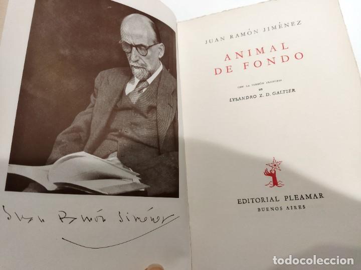 Libros: ANIMAL DE FONDO - JIM&Eacute;NEZ, JUAN RAM&Oacute;N - Foto 2