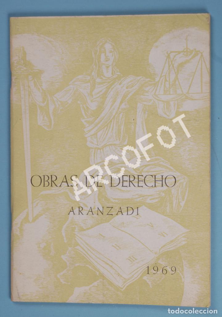 Libros: OBRAS DE DERECHO - ARANZADI 1969 - Foto 1