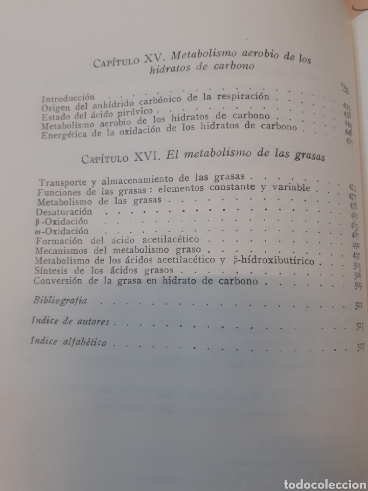 Libros: ASPECTOS DINAMICOS DE LA BIOQUIMICA - BALDWIN,Ernest - Foto 9