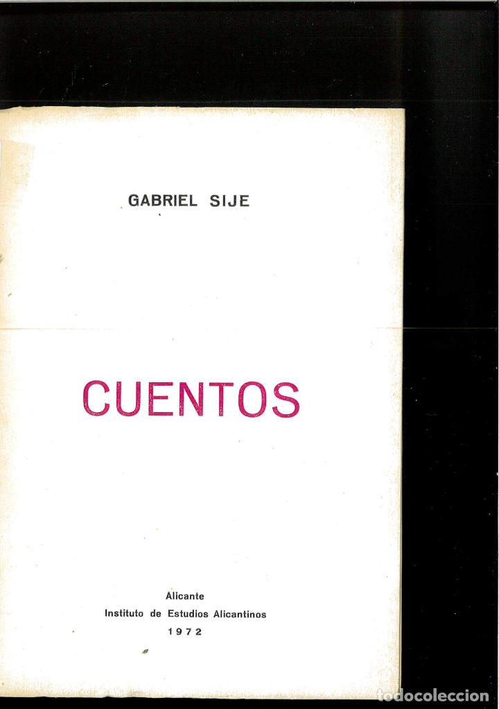 Libros: CUENTOS - SIJE, GABRIEL - Foto 1