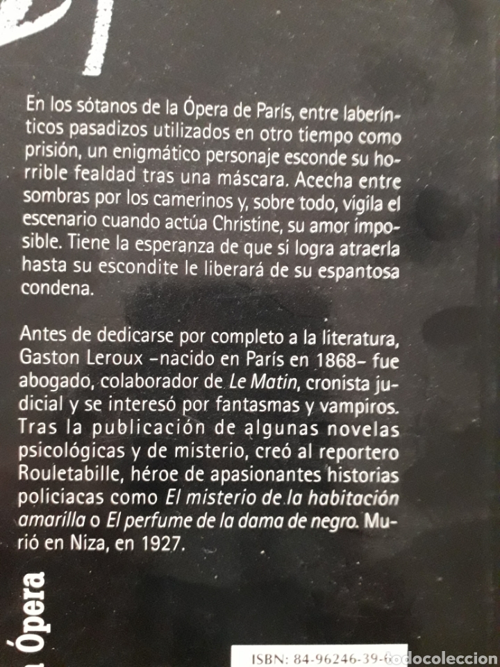 Libros: El FANTASMA DE LA OPERA. EL PAIS AVENTURAS - Foto 2