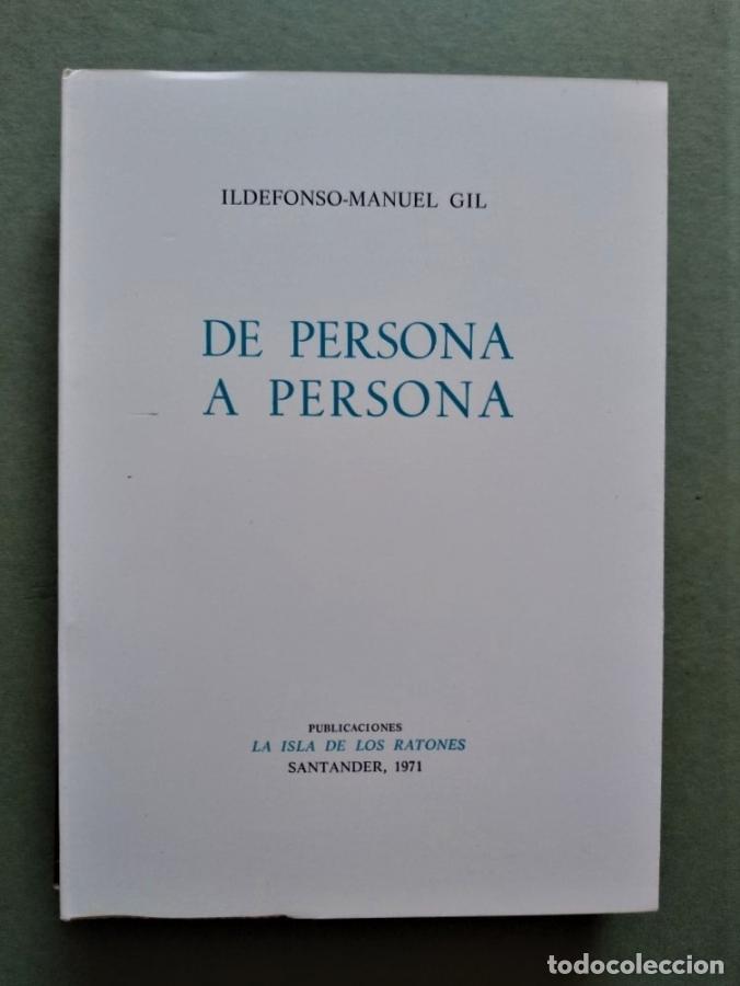 Libros: De Persona a Persona. - Gil, Ildefonso-Manuel. - Foto 1
