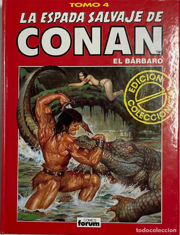 Libros: La espada salvaje de Conan, tomo rojo n&ordm; 4 - Foto 1