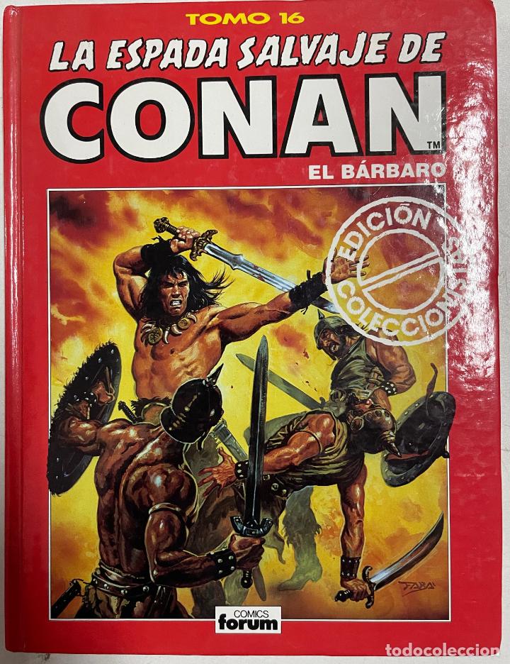 Libros: La espada salvaje de Conan, tomo rojo n&ordm; 16 - Foto 1
