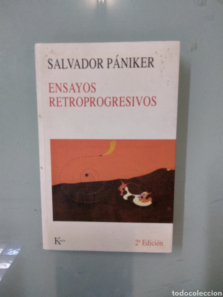 Libros: Salvador Paniker, Ensayos retroprogresivos, Kaidos - Foto 1