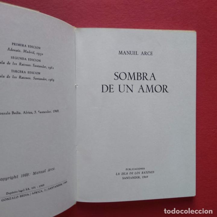 Libros: Sombra de un Amor. - ARCE, Manuel. - Foto 2