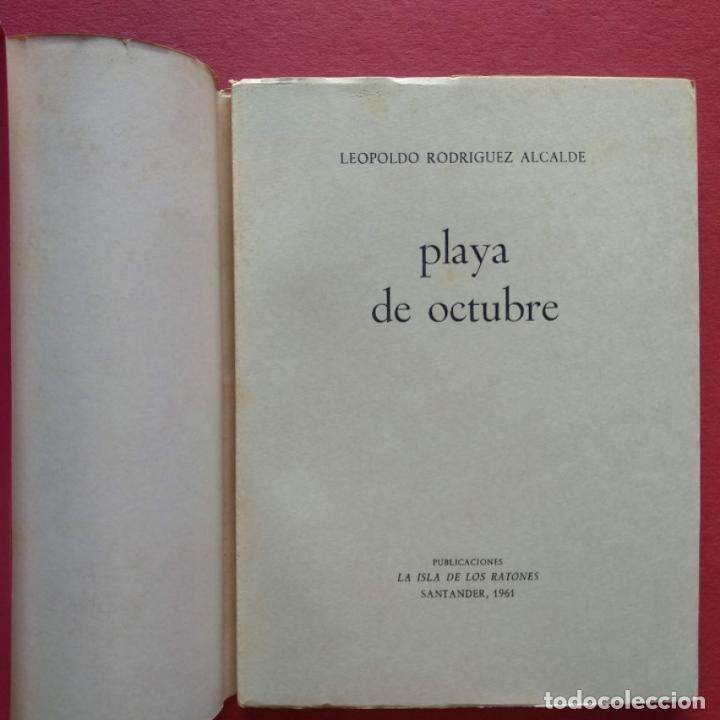 Libros: Playa de Octubre. - RODRIGUEZ ALCALDE, Leopoldo. - Foto 2