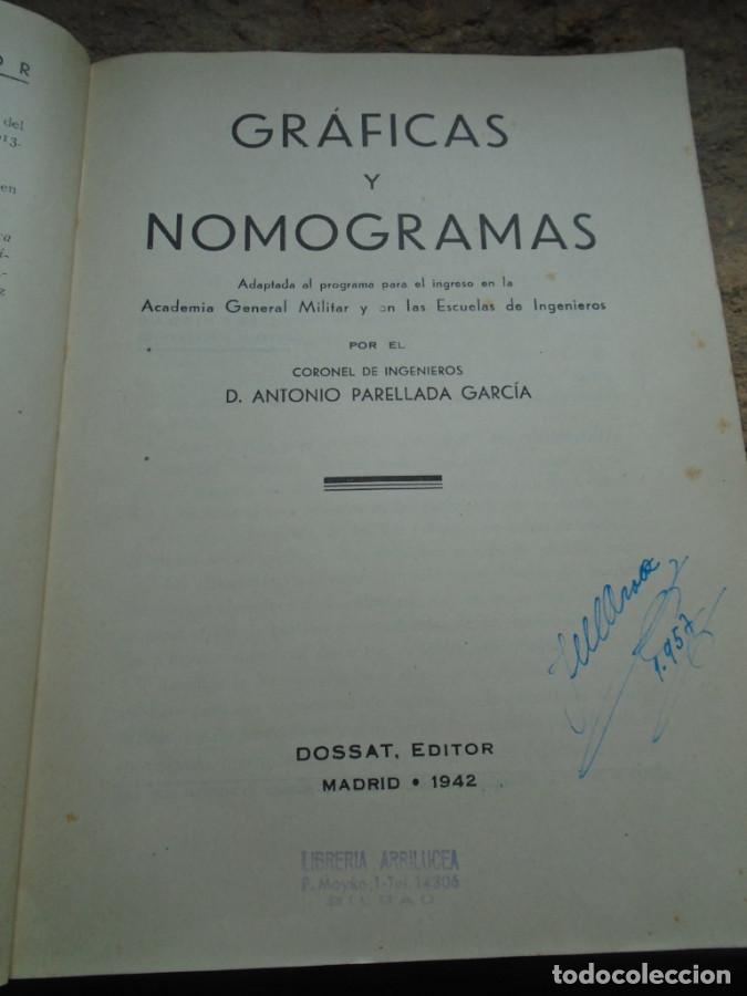 Libros: Gr&aacute;ficas y Nomogramas. Adaptada al Programa para el Ingreso en la Academia General Militar y en las - Foto 3