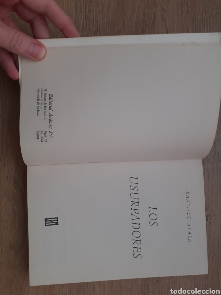 Libros: Los usurpadores. Francisco Ayala. - Foto 4