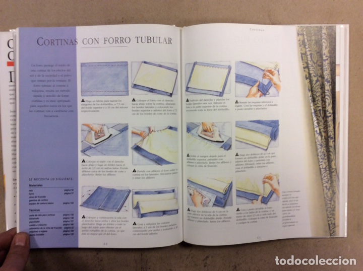 Libros: COJINES Y CORTINAS, TELAS Y COMPLEMENTOS. MYRA DAVDSON. LIBSA 1998 - Foto 6