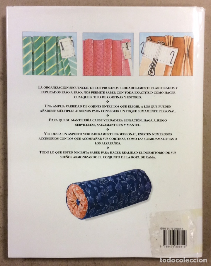 Libros: COJINES Y CORTINAS, TELAS Y COMPLEMENTOS. MYRA DAVDSON. LIBSA 1998 - Foto 9