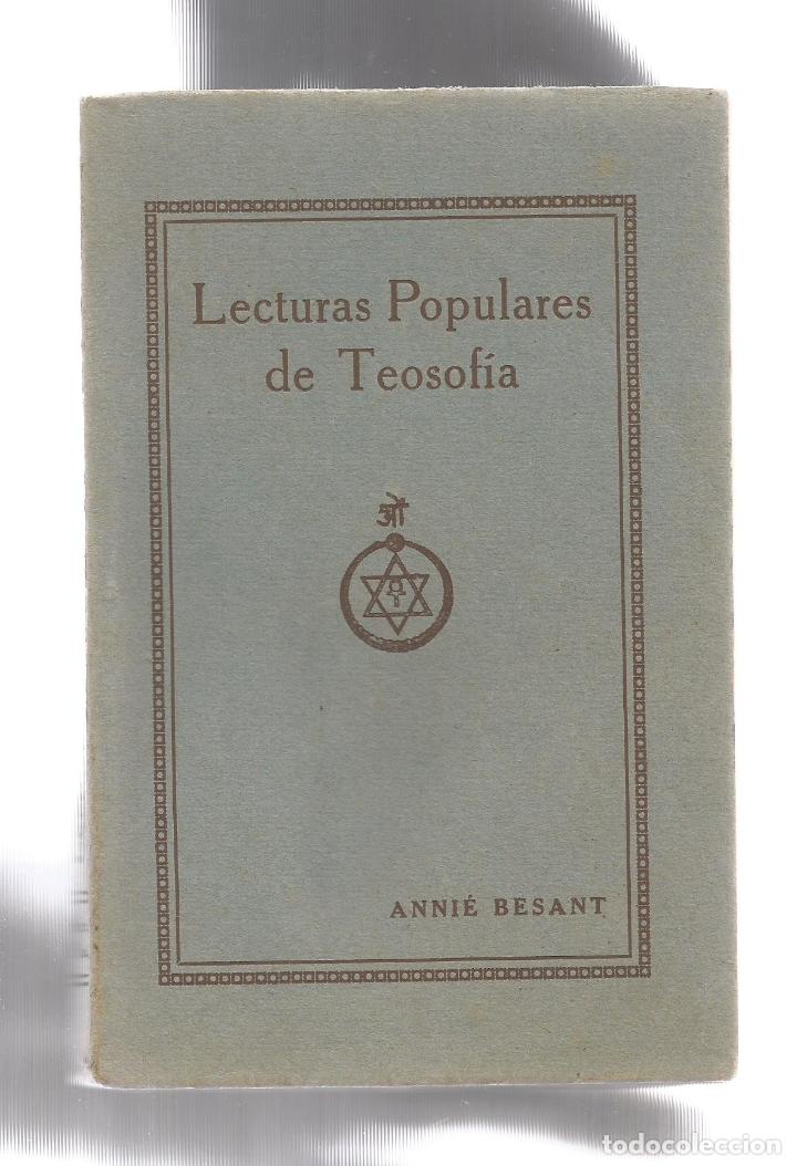 Libros: Lecturas populares de teosof&iacute;a. - BESANT, Annie: - Foto 1