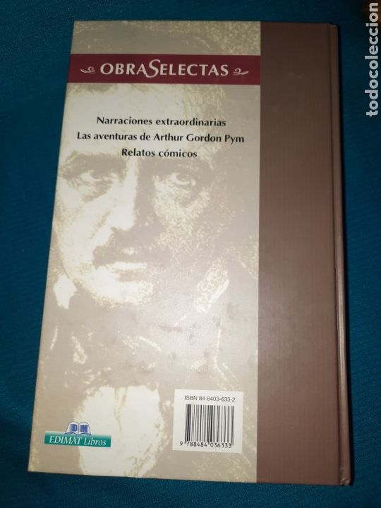 Libros: EDGAR ALLAN POE, OBRAS SELECTAS. EDIMAT LIBROS - Foto 4