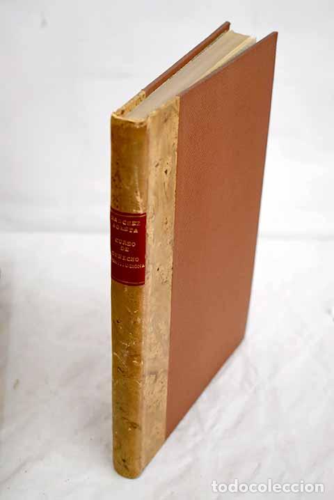 Libros: Curso de Derecho constitucional.- S&aacute;nchez Agesta, Luis - Foto 1