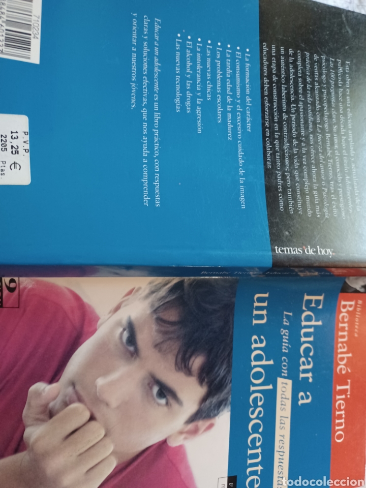 Libros: Barybook C100 Educar a un adolescente Bernab&eacute; Tierno - Foto 2