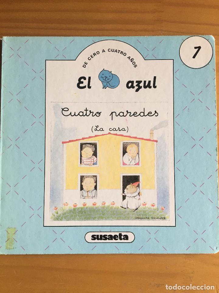 Libros: CUATRO PAREDES (LA CASA) - EL GATO AZUL - Foto 1