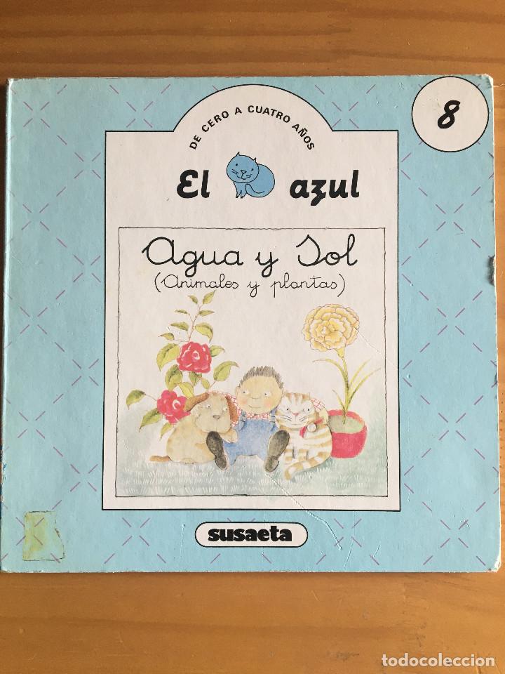 Libros: AGUA Y SOL (ANIMALES Y PLANTAS) - EL GATO AZUL - Foto 1