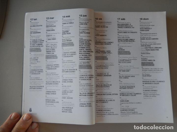 Libros: LA BIENAL DE FLAMENCO - SEVILLA 2016 - PROGRAMA LIBRO - 208 P&Aacute;GINAS. - Foto 6