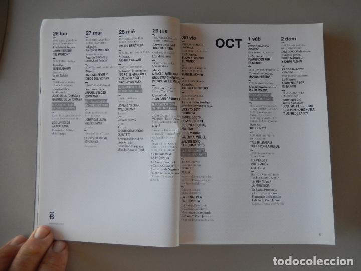 Libros: LA BIENAL DE FLAMENCO - SEVILLA 2016 - PROGRAMA LIBRO - 208 P&Aacute;GINAS. - Foto 7
