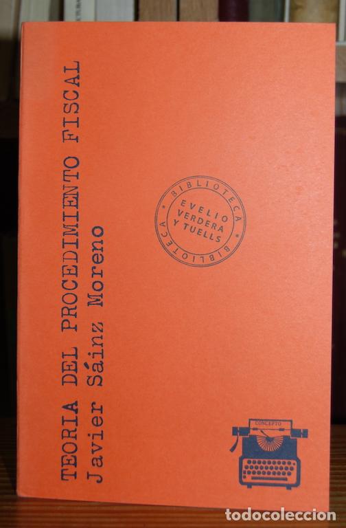 Libros: TEORIA DEL PROCEDIMIENTO FISCAL - SAINZ MORENO, Javier - Foto 3